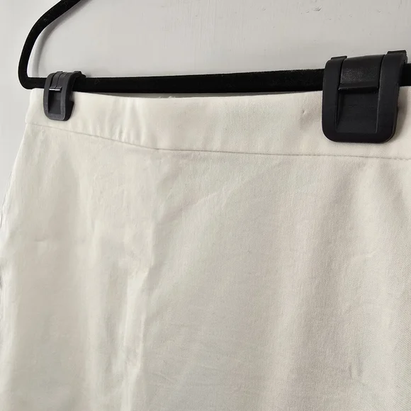 J Crew No. 3 Pencil Skirt Midi Stretchy Off White Bi-Stretch Cotton High Rise 8 - Picture 4 of 12